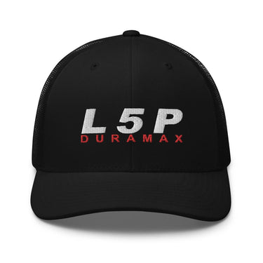 L5P Duramax Hat Trucker Cap-In-Black-From Aggressive Thread